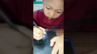 Belajar Menulis Angka "Sembilan dan Nine" di Tablet