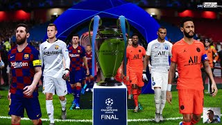 PES 2020 | PSG vs Barcelona | Final UEFA Champions League UCL | Neymar vs Messi | Gameplay PC