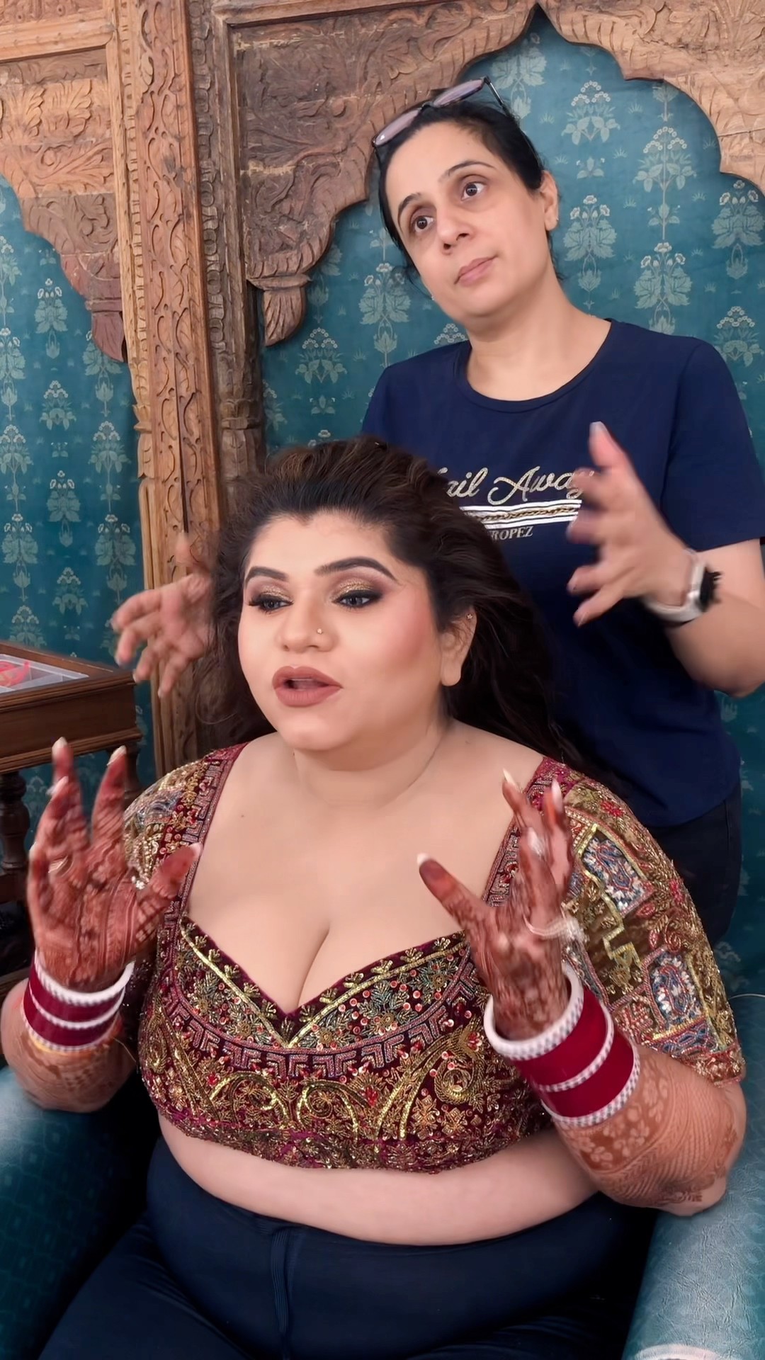 Back for her wedding day ❤️ #parulgargmakeup