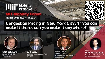 Congestion Pricing in New York City: ‘If you can make it there, can you make it anywhere?