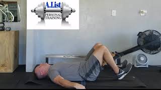 Pelvic Tilt Lying Knee Raise