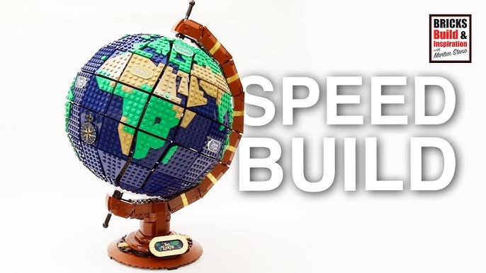 Meet the LEGO Globe – so you can make your travel plans while spinning on  its axis - Yanko Design