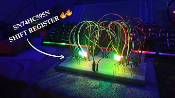 SN74HC595N Shift Register | Control 16 LEDs Easily with Arduino