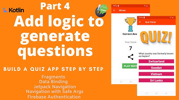Simple Quiz App-Add some Game Logic