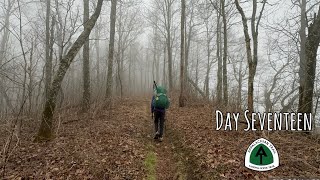 Day Seventeen | Appalachian Trail Thru Hike 2024 | Another tower and SNOW! ❄️ #appalachiantrail