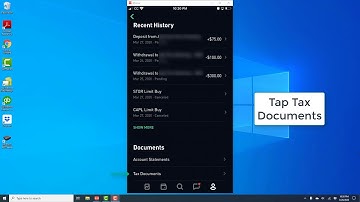 How to access tax documents on Robinhood app