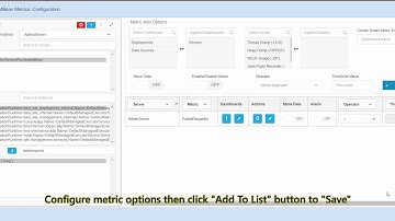 How to Add JMX MBean Objects (metrics) to Dashboards via WLSDM MBean Browser?