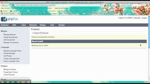 How to Import (Install) Products in phpFox 2.07 Build 4