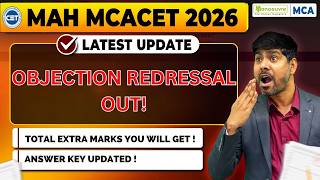 MAH MCA CET 2026 🚨 Objection Redressal Released | Final Answer Key Updated | Bonus Marks Confirmed