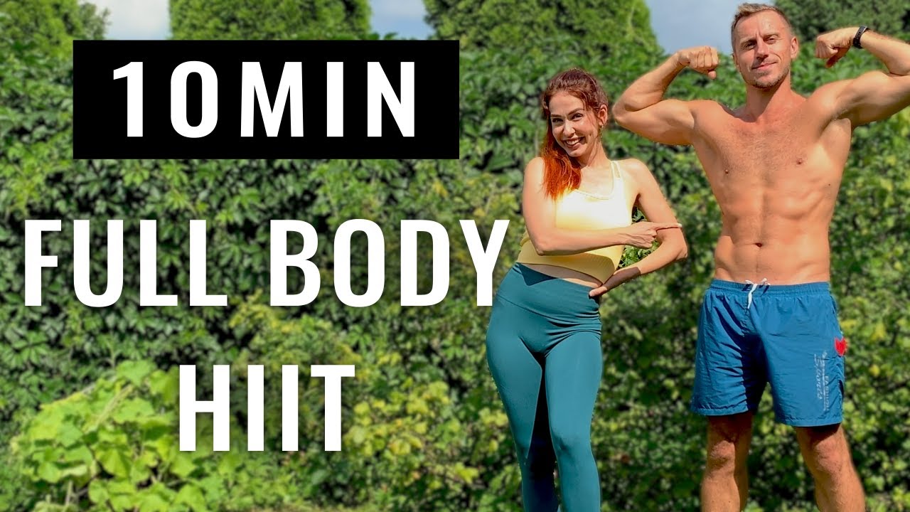 10 MIN HIIT Cardio Workout with Warm Up No Equipment at Home Burn Calories YouTube