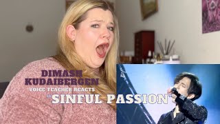 Voice Teacher Reacts | Dimash Kudaibergen "Sinful Passion"