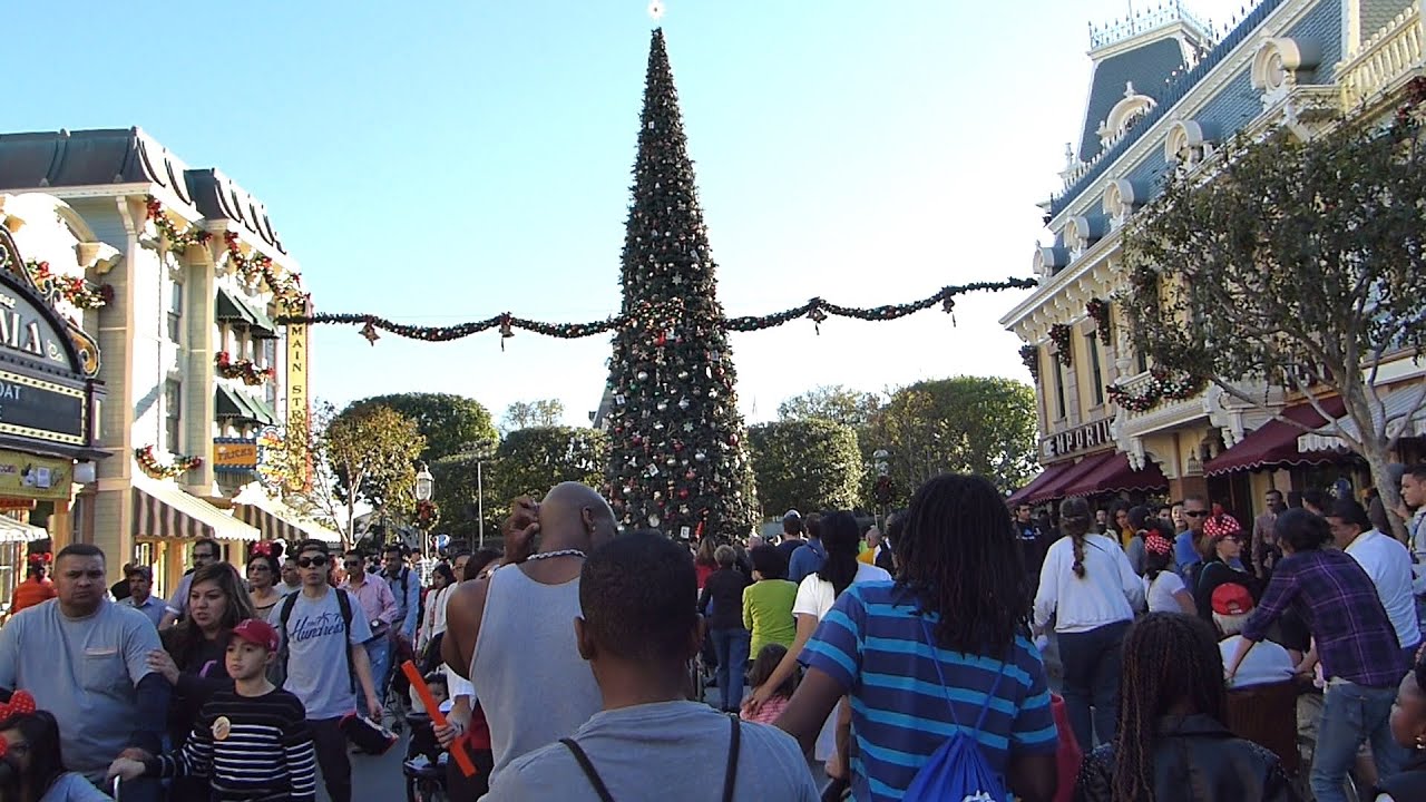 Disneyland Main Street USA Christmas Decorations