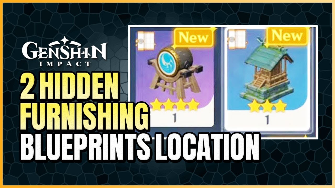 Two Free Furnishing Blueprints Inside Heart Of Watatsumi Hidden