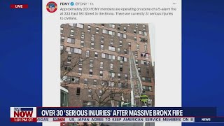 NYC apartment fire: Over 30 'serious injuries' reported