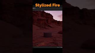 Stylized Fire in Niagara 🔥 | Unreal Engine #unrealengine #shorts #niagara #fire #vfx