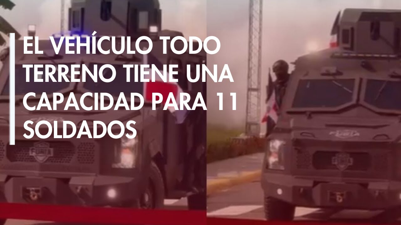 CDN en vivo | Presidente Abinader encabeza acto de presentación de vehículos blindados