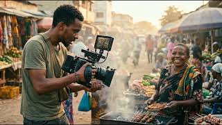 Cinematic Kariakoo Market Scene Generation