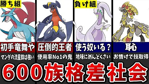 歴代ポケモン優遇600族と不遇600族の歴史解説まとめ Mp3