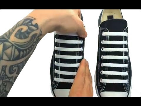 **How to Bar Lace CHUCK TAYLORS**