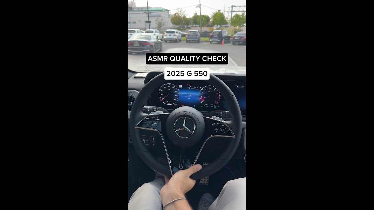 ASMR Quality Check on our brand new G 550!