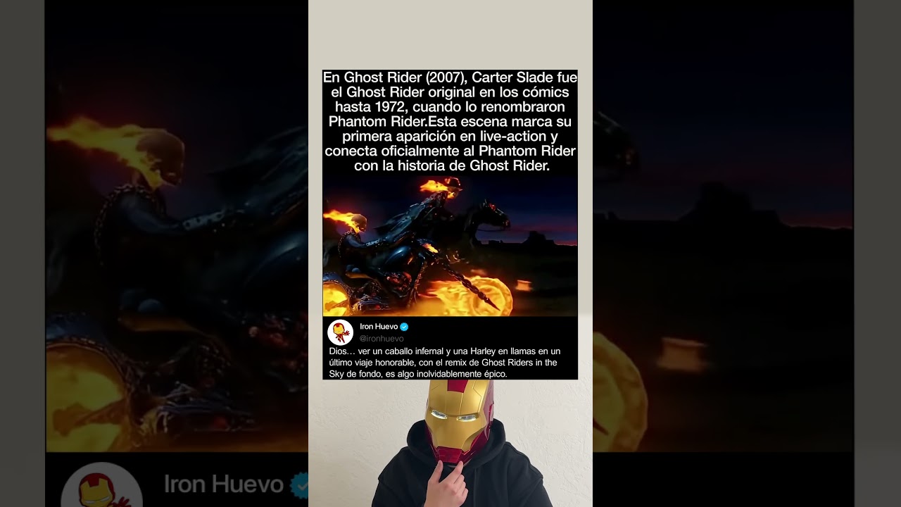 En Ghost Rider (2007), Carter Slade fue el Ghost Rider original.