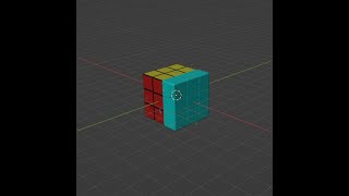 Rubik's Cube - Geometric nodes
