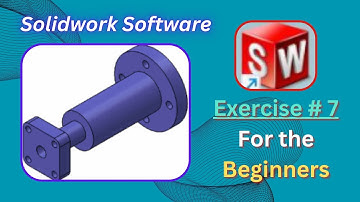 Solidwork tutorial exercise # 7 for the beginner @solidworkwithsufi #cad #video #solidworks #viral