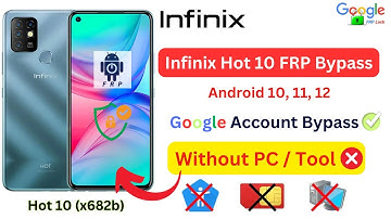 Infinix Hot 10 (X682B) FRP Bypass Google Account Without PC New Trick 2023