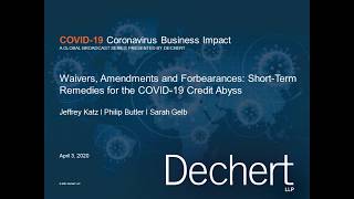 COVID-19 Coronavirus Private Equity Impact: Short-Term Remedies for the Credit Abyss