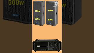 Ahuja Spa 10000 Audio Booster Amplifier D15 500W Ahuja Speaker