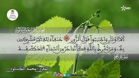 الحزب 34 - القارئ محمد الكنتاوي.