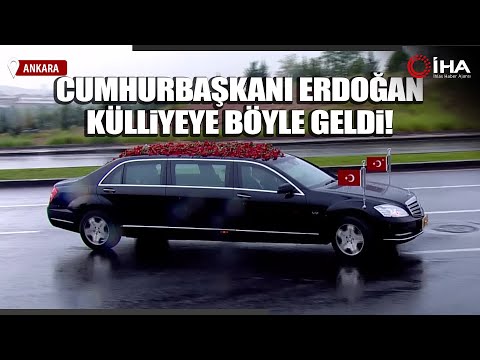 Cumhurbaşkanı Erdoğan, Cumhurbaşkanlığı Külliyesine Geldi