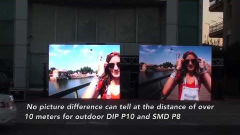 P10 DIP vs P8 SMD Picture Difference - Dual in-line Package - Surface Mounted Technology
