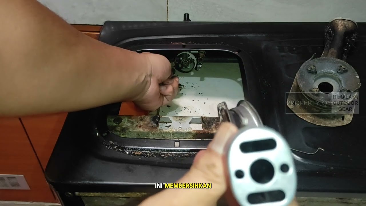 Cara mengganti Cerobong Gas dan Burner Kompor Gas Rinnai Semua Merk