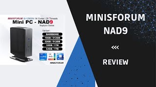 LIVE - MINISFORUM NAD9 - Intel i9-12900H - A High End Desktop in a super small package!