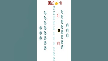 find odd number 9 👈👀🧐🎯 #quiztime #challenge #quiz #puzzle #find #ytshorts