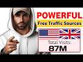 8 Free Website Traffic Sources | 87 Million USA, UK Visits | How To Get Free Traffic Affiliate link