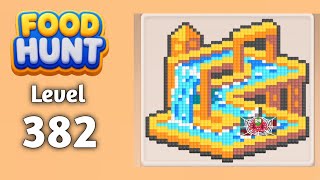 Food Hunt Pixel puzzle level 382 walkthrough solution gameplay 