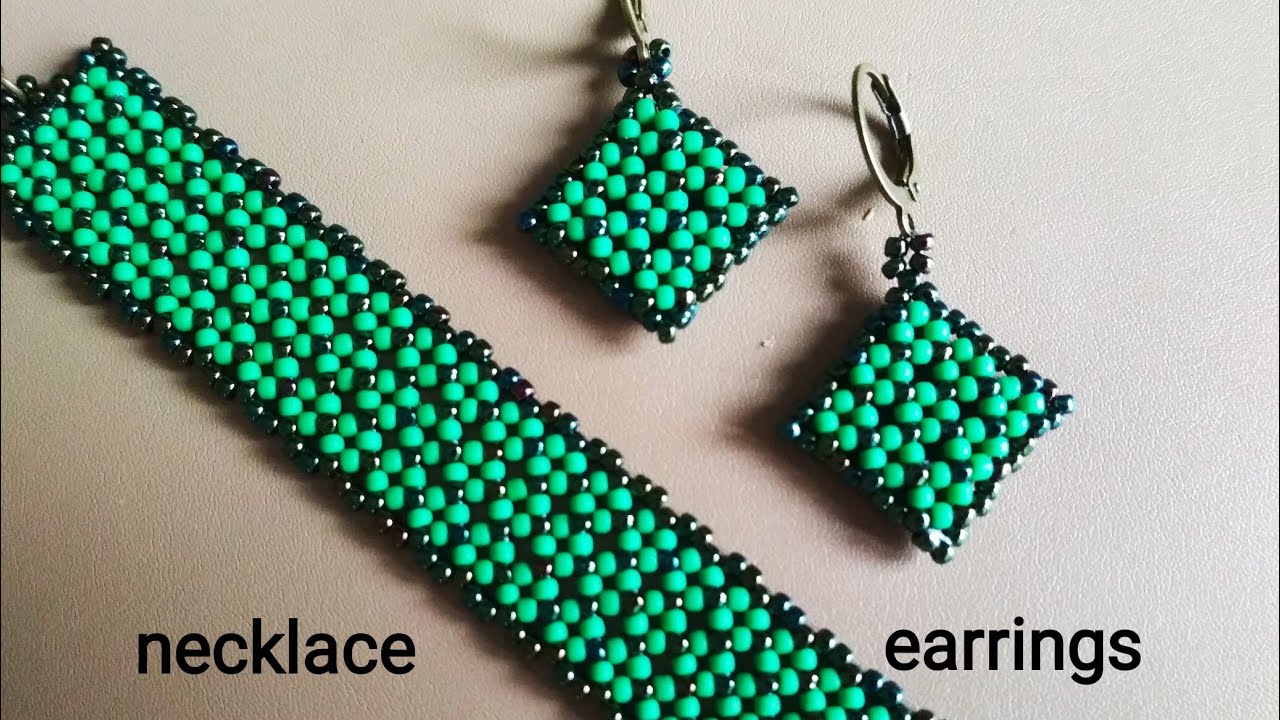 A set of jewelry. Браслет и серьги. МК