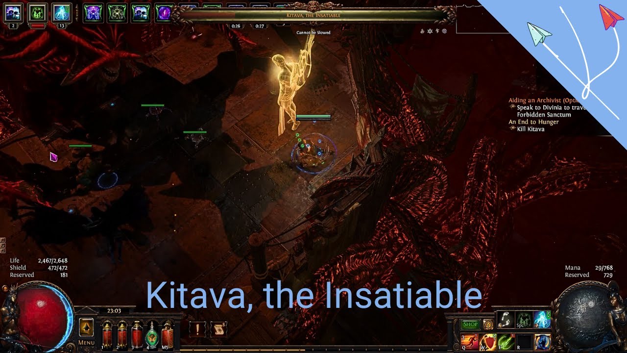 Kitava Path Path of Exile Kitava Act 10 Hardcore - YouTube