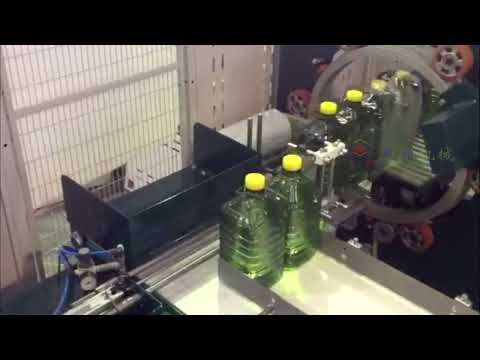 automatic drink bottle stretch wrapping bundle machine