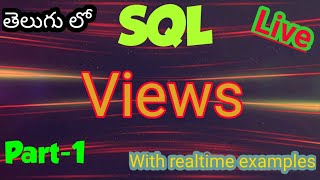 Views in SQL 👆👩‍💻|| Most important in interview || 2021 || Priya
