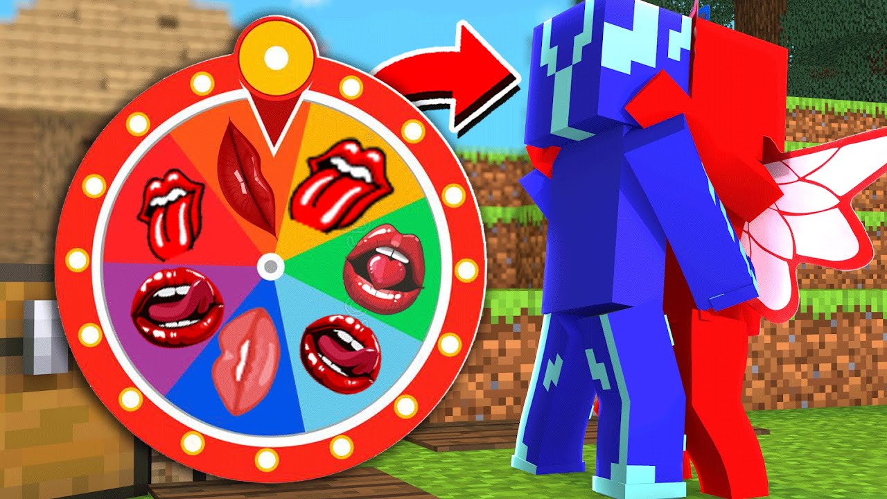 CORUJITA E MENINO GATO FIZERAM A ROLETA DO BEIJO DOS PJ MASKS NO MINECRAFT