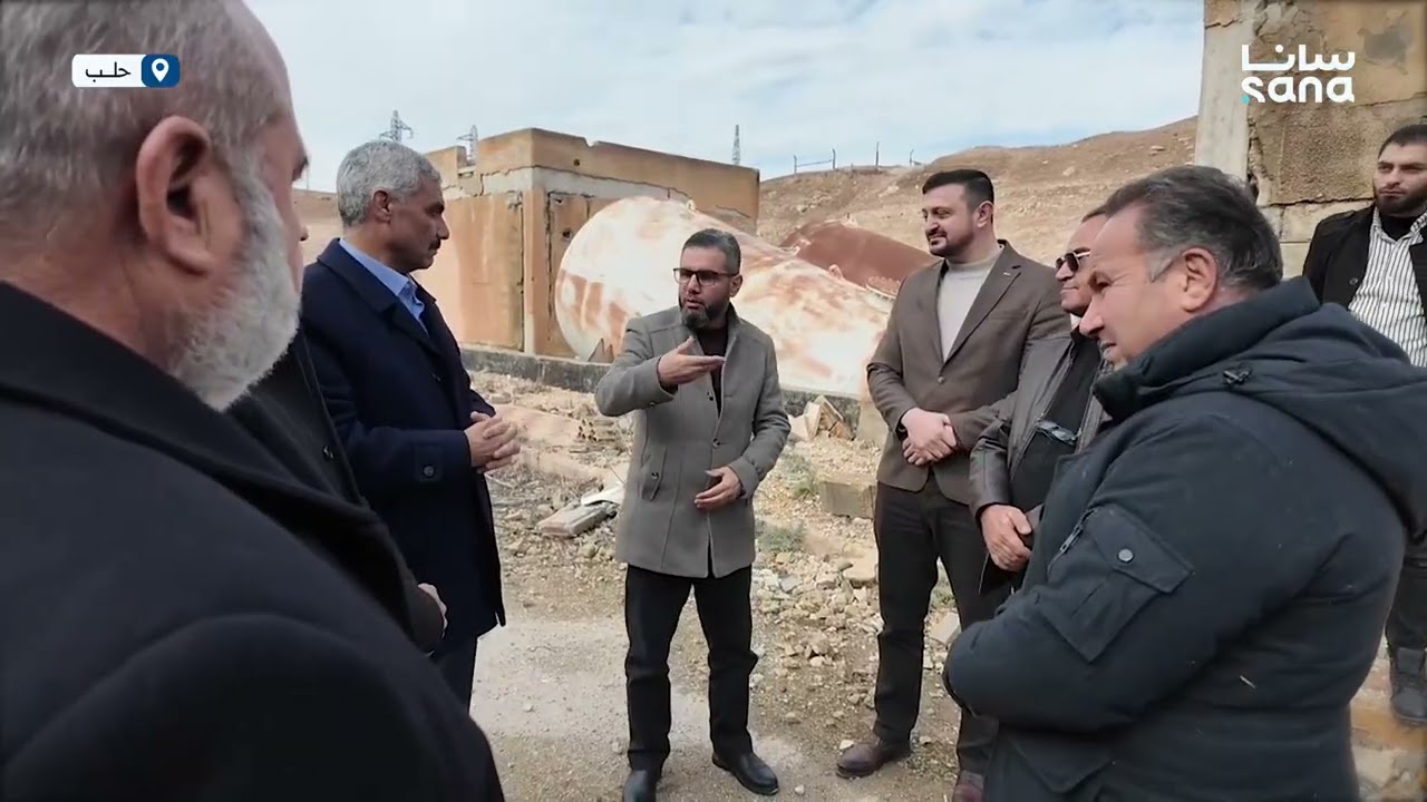 جولة ميدانية للاطلاع على مشروع ري سهول الباب وتادف بريف حلب