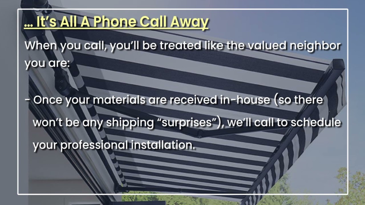 Awnings Denver - Best Awning Company