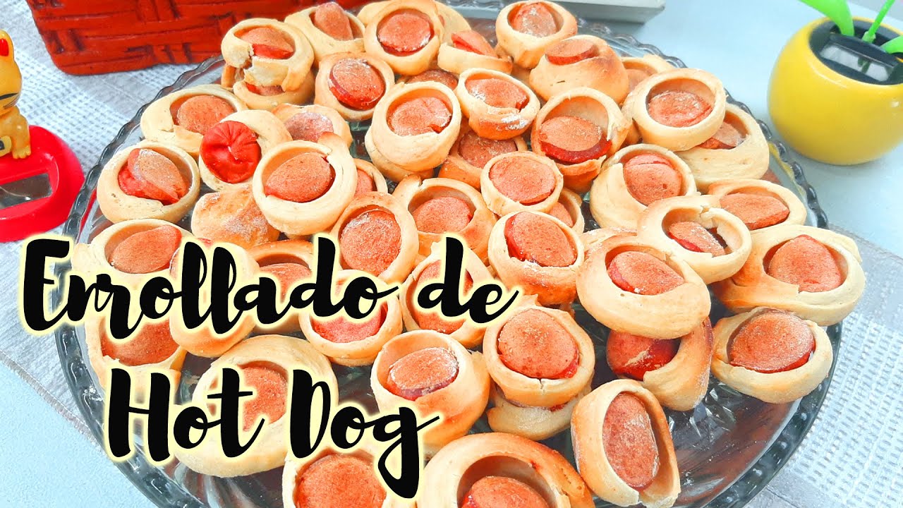 🥖 ENROLLADO DE HOT DOG - Bocaditos fáciles de preparar