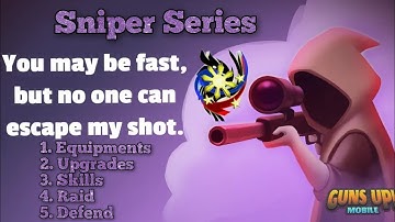 Guns Up Mobile (The Best Raid Squad for me with Sniper🔥 Full Skill, Upgraded and unlocked 3rd slot)