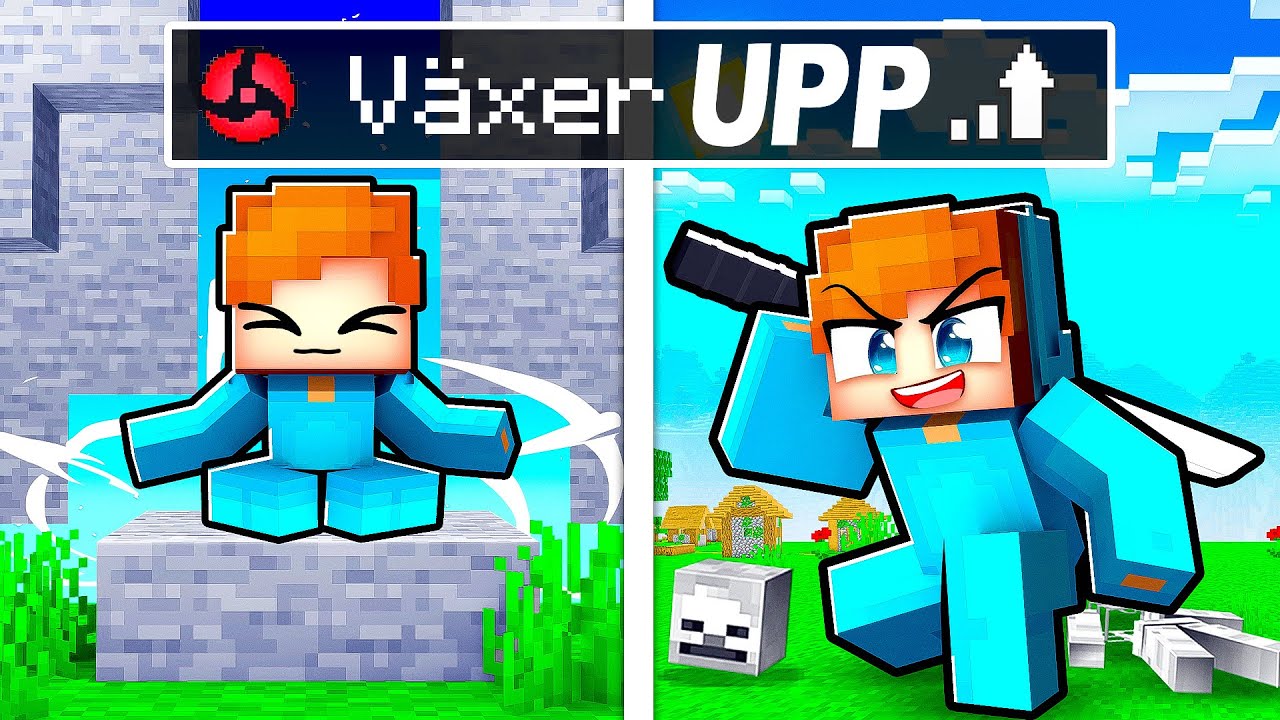 Växer Upp Som En NINJA i Minecraft!