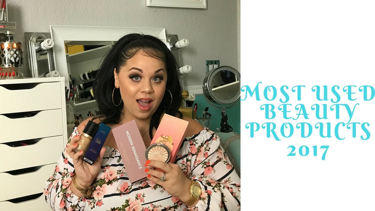 Most Used Beauty Products 2016, 2017 YouTube