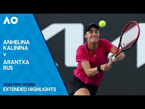 Anhelina kalinina v arantxa rus extended highlights | australian open 2024 first round